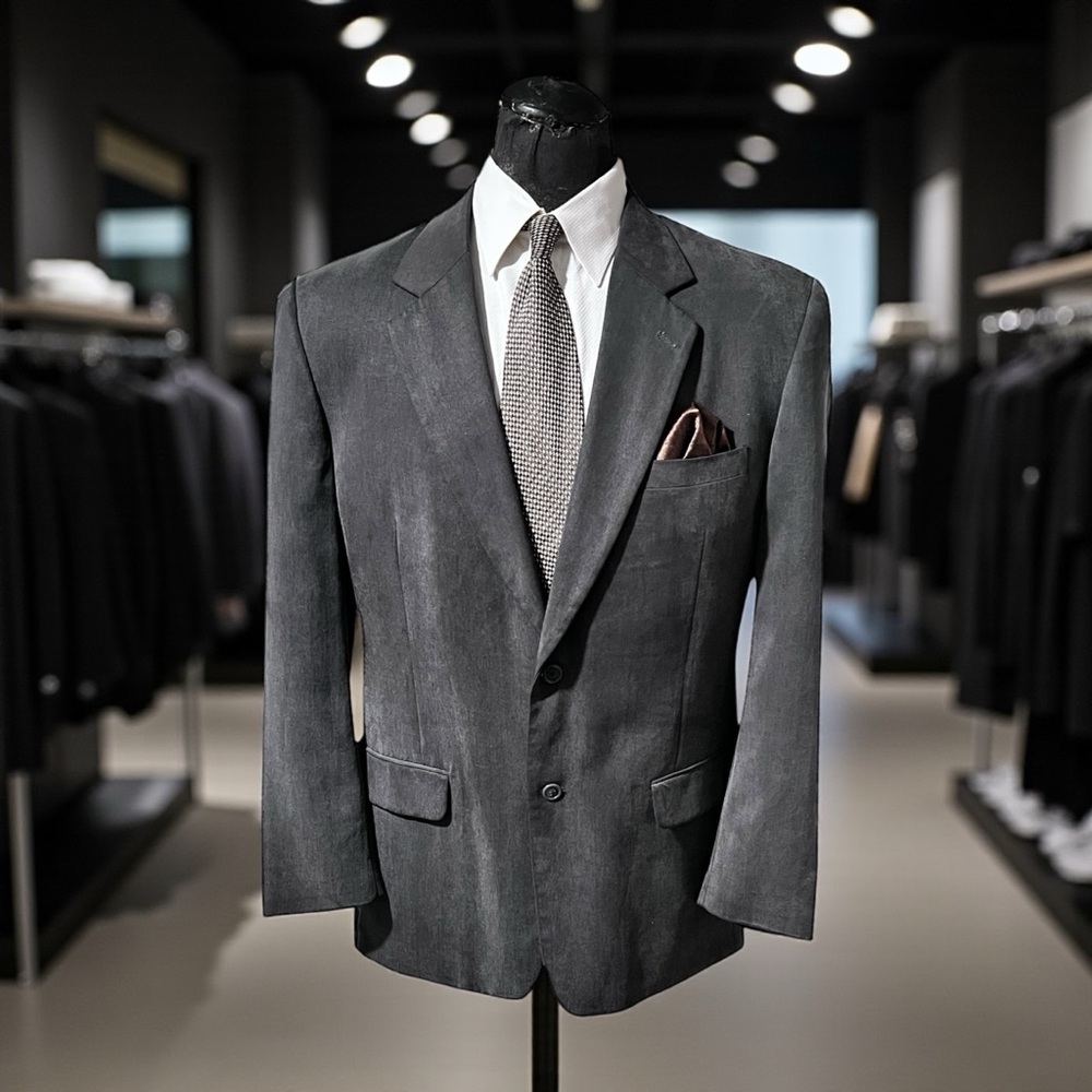 Alfani Charcoal Men's Sport Coat Amazing 👍🏼☑️VEN50